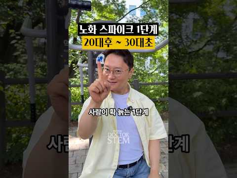 20대 후 ~ 30대 초, 피부는 노화를 준비하고 있습니다