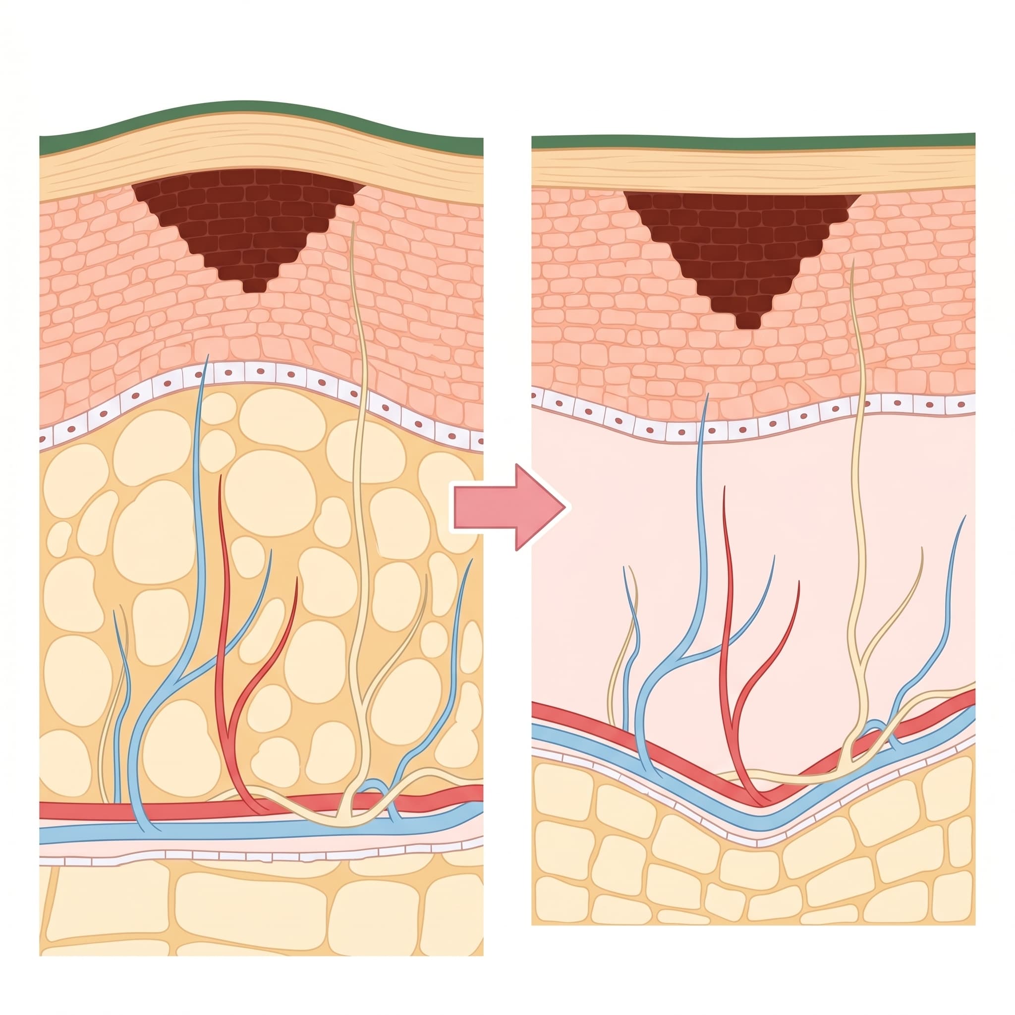 STEP 03: 1~2週間で腫れが整いVライン
