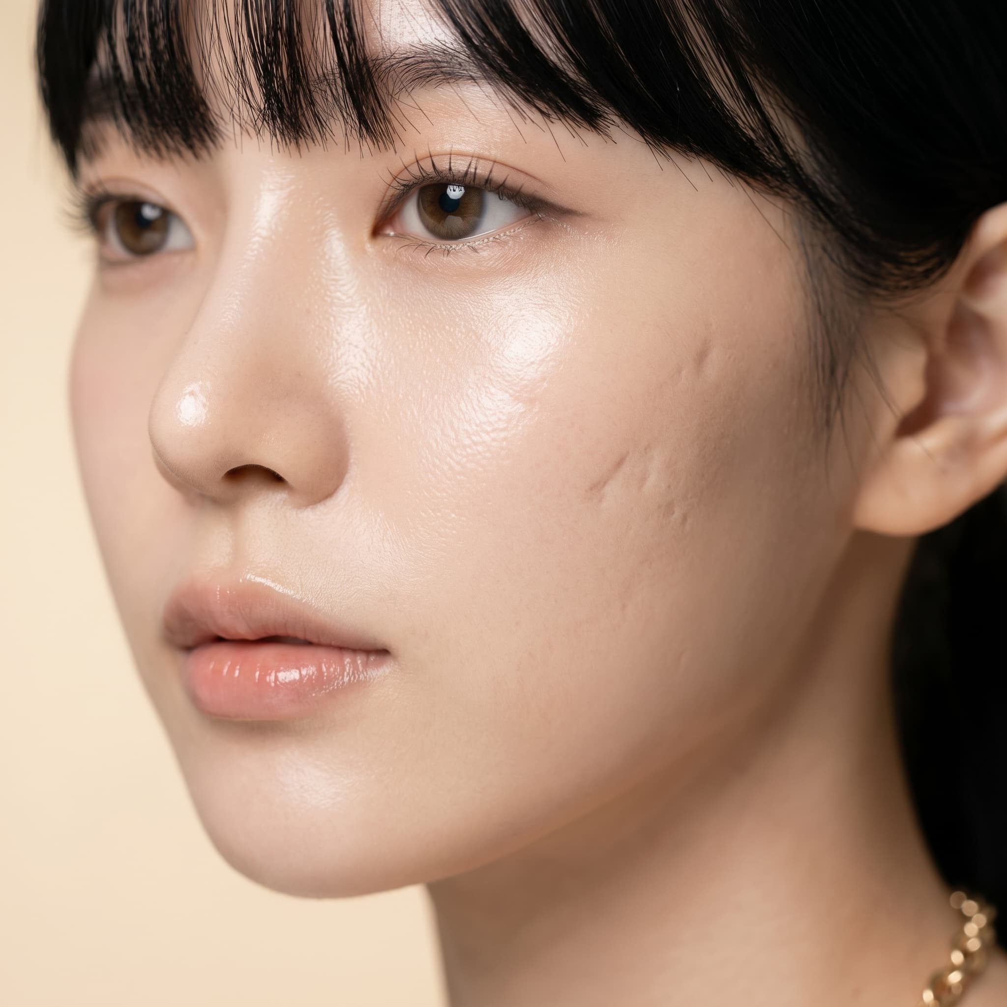 켈로이드성 융기 흉터를 가진 분